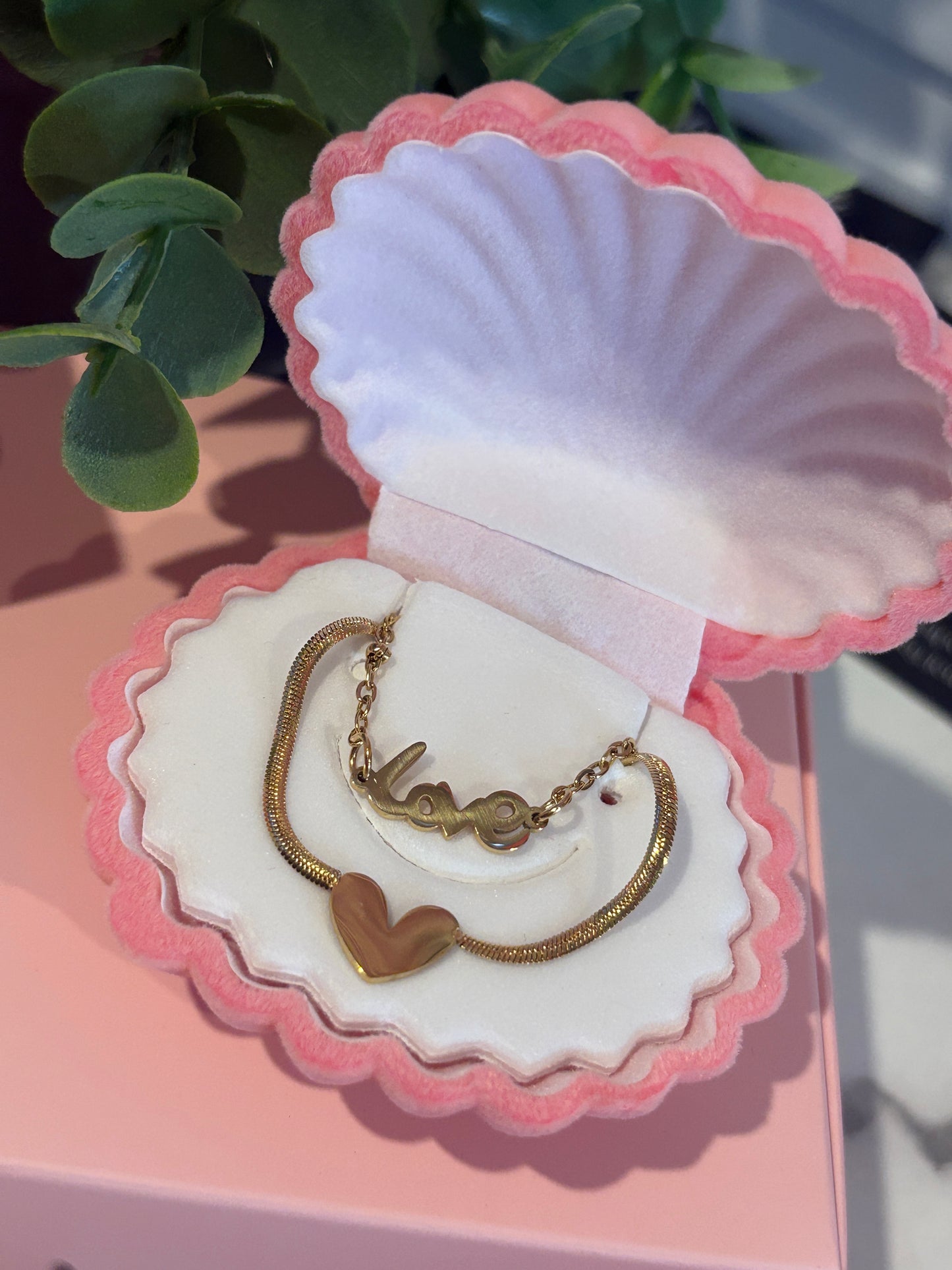 18K Gold Plated Love Hearts Anklet | Dainty Gold Anklet | Minimalist Jewelry | Summer Jewelry Gift for Her