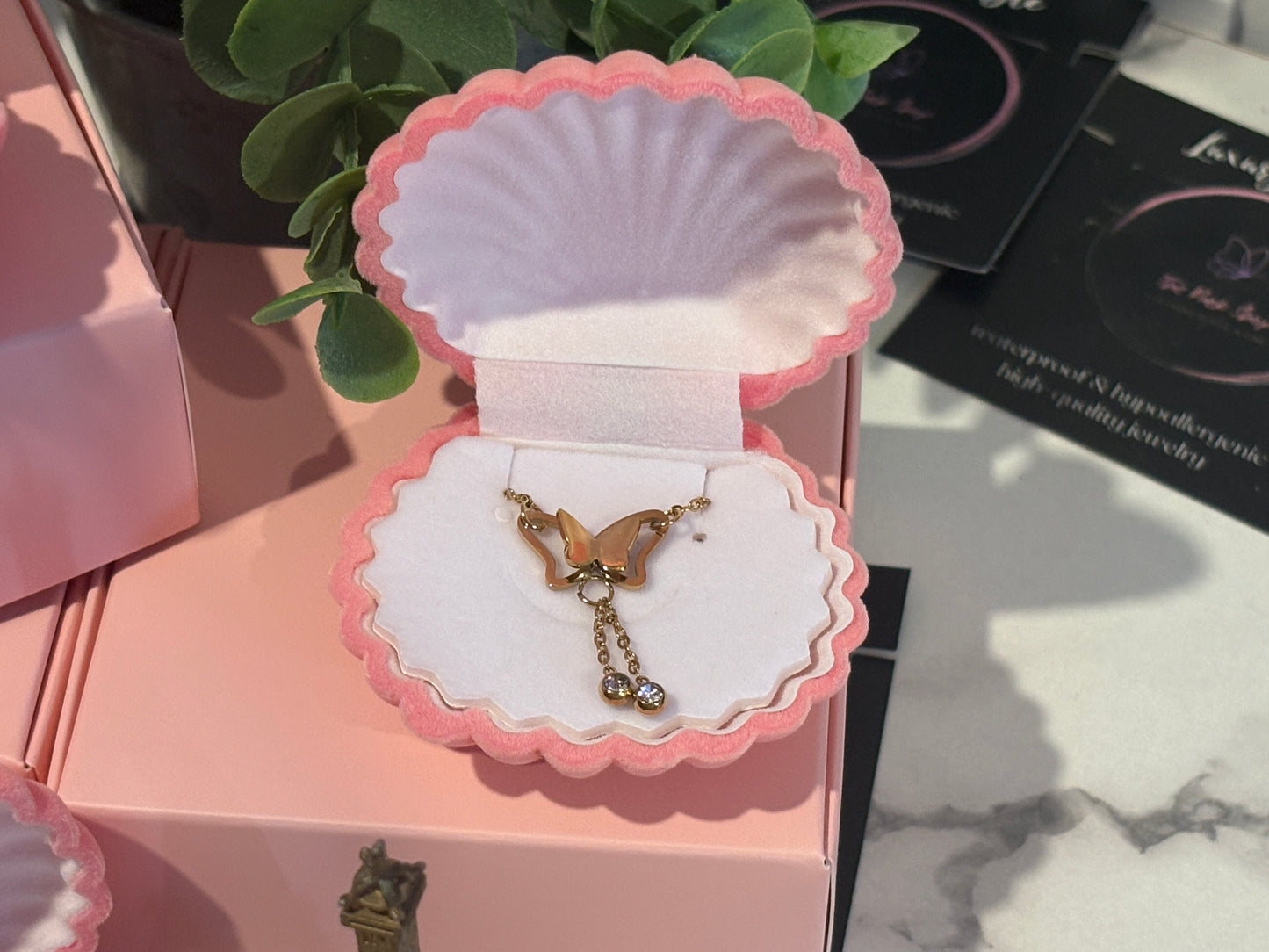 18K Gold Plated Butterfly Anklet | Dainty Gold Anklet | Minimalist Jewelry | Summer Jewelry Gift for Her